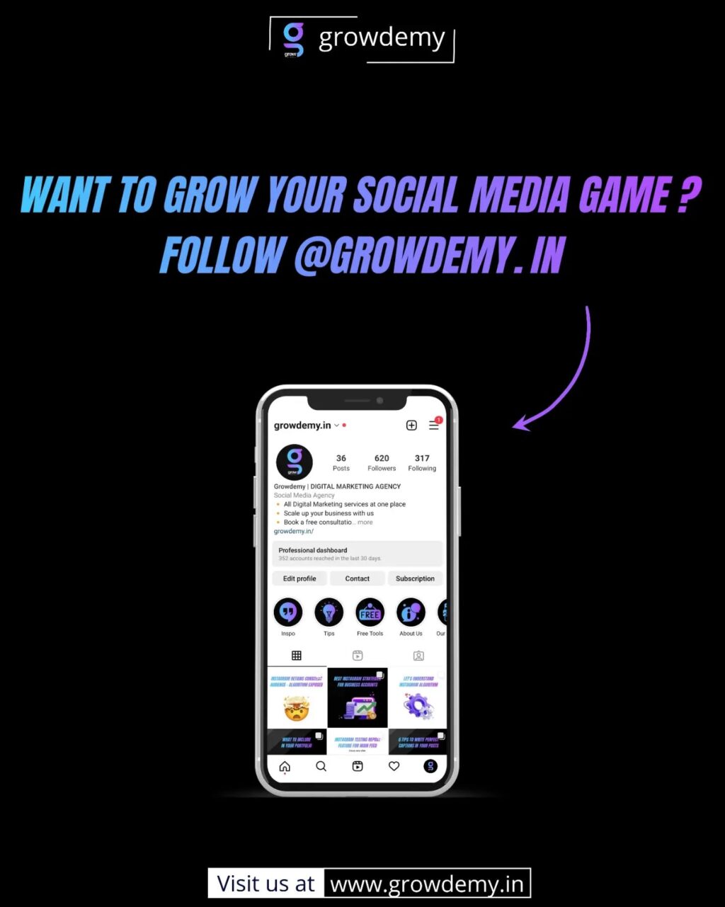 Instagram post from adcreator.ai. This post is in position 9.