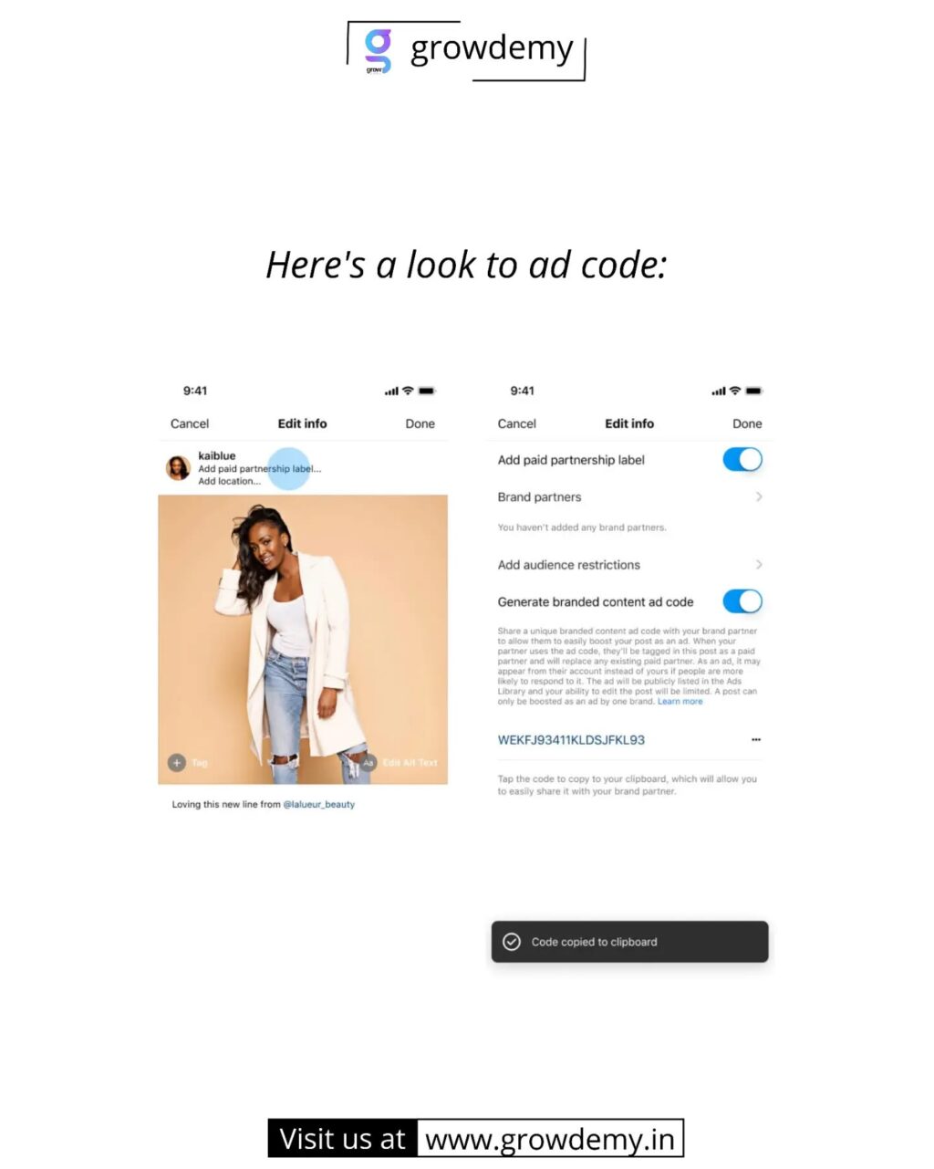 Instagram post from adcreator.ai. This post is in position 8.